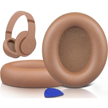 Imagem de SOULWIT Almofadas De Reposição Para Fones Ouvido Sem Fio Beats Studio Pro Com Cancelamento Ruído, Couro Macio Proteína E Espuma Isolante - Dune