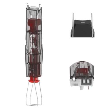 Imagem de MAMBASNAKE Extrator De Teclas 2 Em 1, Ferramenta Remoção Aço Inoxidável 304 Para Teclado Mecânico Hot-Swap E Jogos Personalizados Diy - Preto