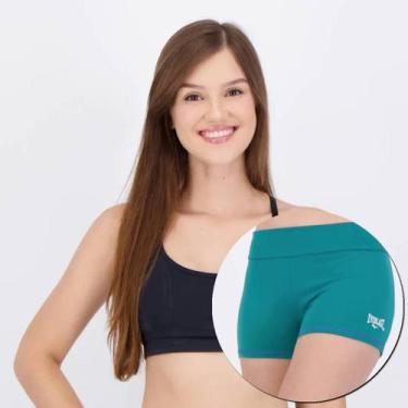 Imagem de Conjunto Shorts e Top Everlast Basics Feminino Verde e Preto, G