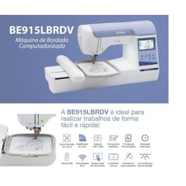 Imagem de Máquina de bordar BE-915L wI-FI Brother+750 MIL Matrizes
