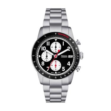 Imagem de Relógio Fossil Masculino Sport Tourer Prata - Fs6045-1kn Fs6045-1kn