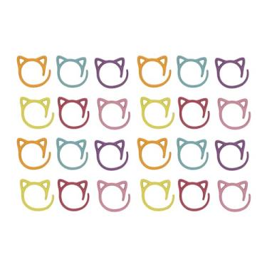 Imagem de LiebeWH 24pcs Marcadores Marcadores de crochê de Metal Marcadores Multicoloridos para Costurar Made