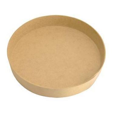 Imagem de Kit 10 Bandeja Redonda Lisa P Festa Decoração 23x5 Mdf Madeira - ATACA