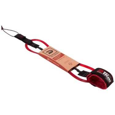 Imagem de Leash de Surf Wet Dreams Force Two Funboard 8' x 7mm Classic Line Vermelho