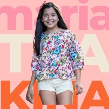 Imagem de Conjunto Short (Lycra) Blusa em Viscose - Maria Trakina