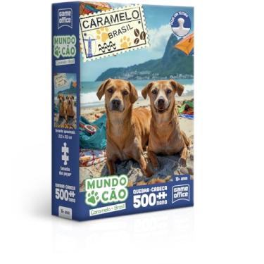 Imagem de Toyster - Caramelo Brasileiro Quebra-Cabeça Nano 500 Peças - Coleção Mundo Cão - Game Office