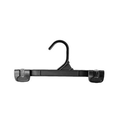 Imagem de Cabide para saia/calça infantil c/clips 25 cm kit Ioplast, Preto, 400 
