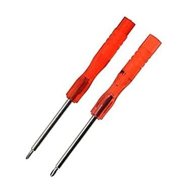 Imagem de GGZone Kit de parafusos triplos para Game Boy Advance Color Y Cross Screw para GBA GBC GB Shell Housing Console Parafusos W Chave de Fenda (Chave de Fenda)