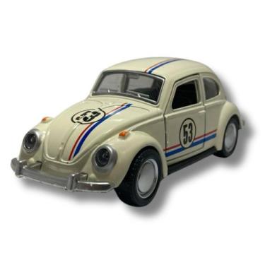 Imagem de Miniatura Volkswagen Fusca Herbie 53 Metal Fricção 1 por 32 - Toy King