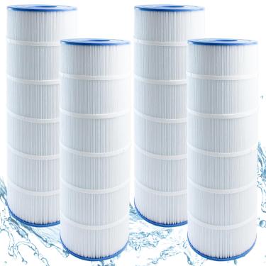 Imagem de FixCracked Pacote com 4 filtros de piscina PLF106A substitui Hayward CX880XRE, Pleatco PA106-PAK4, Ultral-A1, Unicel C-7488, Filbur FC-1226, FC-6430, Hayward SwimClear C4020, C4025, C4030,25 1/5.1/5.1