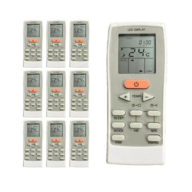 Imagem de Kit 10 Controle Remoto Para Ar Condicionado York Split - FBG