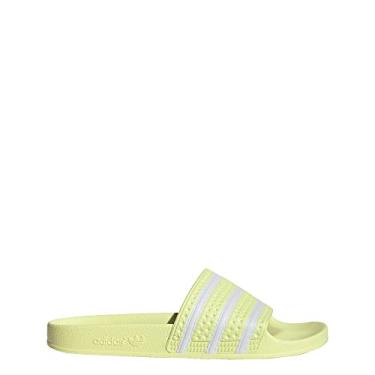 Imagem de adidas Adilette, Amarelo (Pulso/Branco/Amarelo Pulso), 8 Women/8 Men