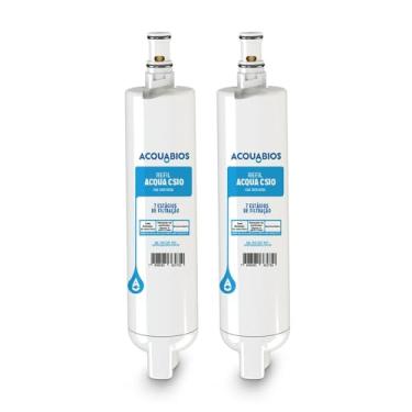 Imagem de Kit 2 Refil Filtro Purificador Consul CS10 Acquabios CPC30, CPC31, CPB34, CPB35, CPB36 | Classe A | Compatível Modelos (CPB34AS, CPB34AF, CPB34AB, CPC31AF, CPC31AB, CPC30AB, CPC30AF, CPB35AF, CPB36AB)