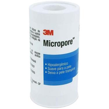 Imagem de Fita Médica Microporosa Micropore 3M - Branca - 100mmx10m