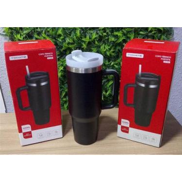 Imagem de Copo Térmico de Inox Portátil 1200ml - Tomate AK-1202