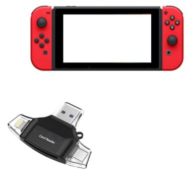 Imagem de Smart Gadget para Nintendo Switch (Smart Gadget da BoxWave) – Leitor de cartão SD AllReader, leitor de cartão microSD SD compacto USB para Nintendo Switch – Preto