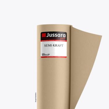 Imagem de Bobina de Papel Semi Kraft 120cm x 100m 10kg 80g - 01 un - Jussara