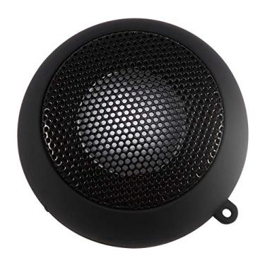 Imagem de Eacam Alto Portátil Pequeno e Leve, Design de Orifício de Suspensão, Baixa Distorção e Qualidade de Som Puro, Bateria Embutida, Adequada para Telefones Celulares MP3 MP4 (Preto)