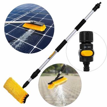 Imagem de Vassoura Extensível Vonder 1,7m C/ entrada Água Limpeza Placa Solar