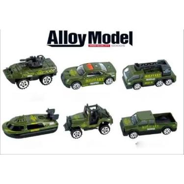 Imagem de Brinquedo Infantil Kit 6 Veículo de Brinquedo Liga Carro Caminhão de C