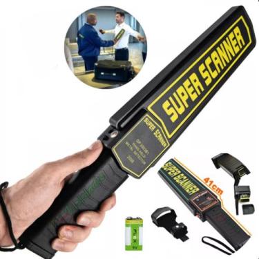 Imagem de Detector Manual Scanner Profissional Alta Precisão Portátil Metais Vib