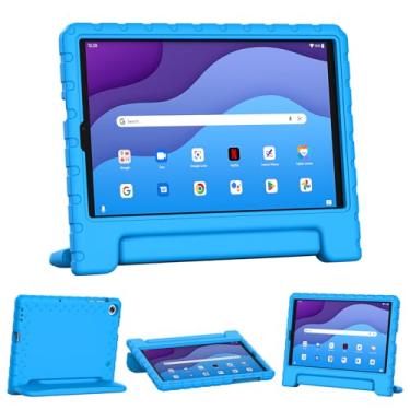 Imagem de Merocab Capa infantil para Lenovo Tab M10 HD 2020, leve, à prova de choque, compatível com TB-X306F/TB-X306X, azul
