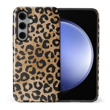 Imagem de ilikediy Capa para Samsung Galaxy S24 Plus, HL2, estampa de guepardo, leopardo, híbrido, 2 camadas, capa protetora de silicone com design