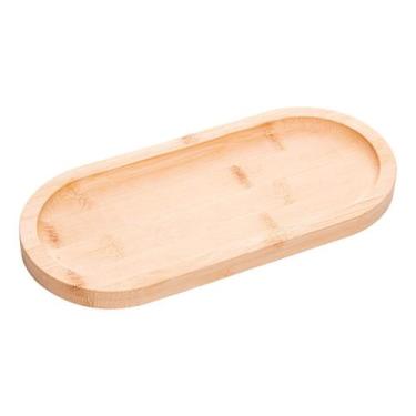 Imagem de Bandeja Bambu Hire Cozinha Lavabo Organize Já 24x11x1,5cm - Lyor