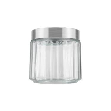 Imagem de Pote de Vidro Redondo Collection 800ml Inox Escovado Invicta