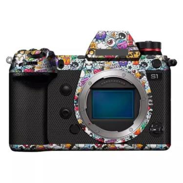 Imagem de Película protetora para câmera S 1 R Película protetora antiarranhões Película protetora para Panasonic Lumix S1 S1R (Graffiti White)