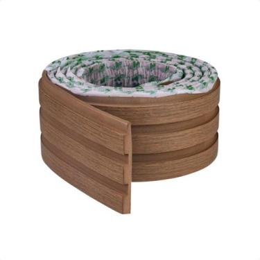 Imagem de Painel Ripado Laminado De Eva Autocolante Flexível Rolo 10Mt Linha Mad