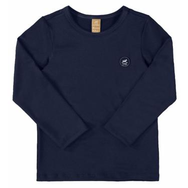 Imagem de Camiseta Praia Infantil Proteção UV50+ Marinho Up Baby-Unissex