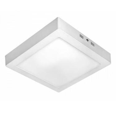 Imagem de Kit 3 Painel Led Sobrepor Quadrado 24W Bivolt - Philbra