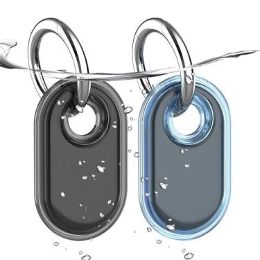 Imagem de Capa impermeável para Samsung Galaxy SmartTag2 x2 preta azul - Rzttwl