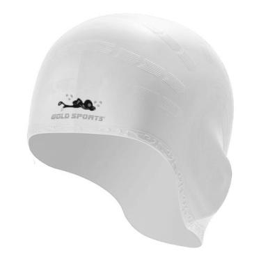 Imagem de Touca De Natação Gold Sports Ergononico Ultra II Confort De Silicone -