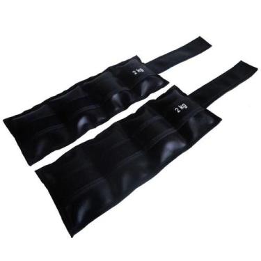 Imagem de Par de Caneleiras Tornozeleira Academia Ginástica 2,0kg - OUTRAS MARCA