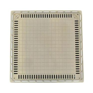 Imagem de Tampa Casa De Máquina Piscina Lisa Simples Grelha 80x80cm B1 - GDA Ind