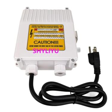 Imagem de SHYLIYU Caixa de controle de bomba de água profunda submersível de 2,0 Hp, caixa de controle 80uf 25A, caixa de controle de acessórios de bombas, caixa de controle externo para bomba de poço profundo