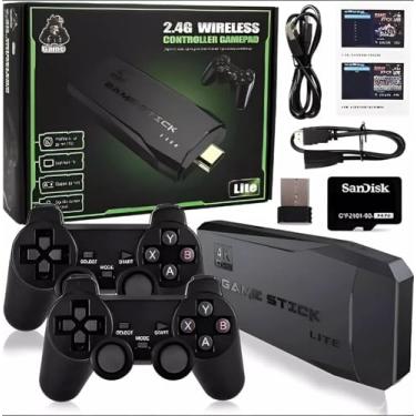 Imagem de Game Stick Retro Jogos Classicos Video Game Lite 4k Hdmi 64gb 20.000 Mil Jogos Com 2 Controles Sem Fio