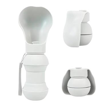 Imagem de Bebedouro Portátil para Cães e Gatos, Garrafa de Água para Passeio e Viagem 300ml com Recipiente de Silicone