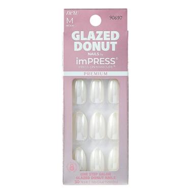 Imagem de Unha Postiça Impress Premium Glazed Donut Vanilla 30 unidades
