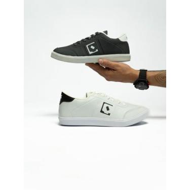 Imagem de KIT Tênis Qix City Sapatenis Masculino Social Confortável Básico Traba