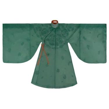 Imagem de JIMINISO Roupão longo de 3 cores, vestido de casamento chinês tradicional feminino, seda da Dinastia Ming, bordado, manto verde, traje de formatura, Top1, Medium