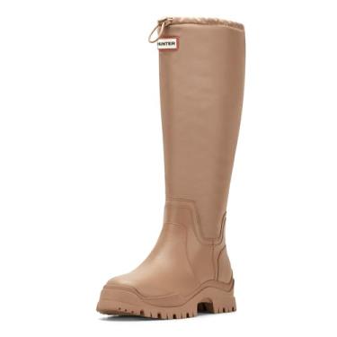 Imagem de Hunter Bota feminina Wendy impermeável na altura do joelho, Leve e natural., 36