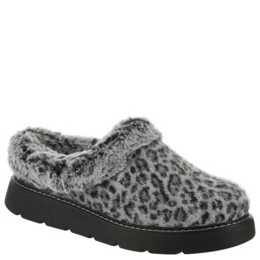 Imagem de Skechers Pantufa feminina Keepsakes Lite-Snug Spotz, Cinza Multi, 37