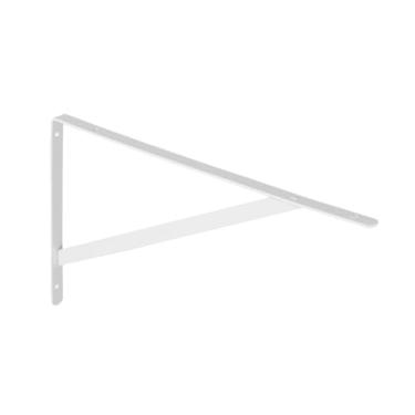 Imagem de PRAT.K Suporte Mão Francesa Leve Branco para Prateleira 50 cm – Ideal para Organização