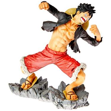 Imagem de Action Figure Onepiece Monkey D. Luffy 20th Bandai Banpresto Multicor