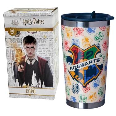 Imagem de Copo Térmico Viagem 350ml Harry Potter Hogwarts Color ZC
