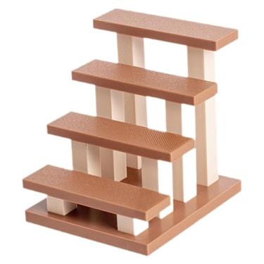 Imagem de MotiveTech Escada de escalada para hamsters, brinquedo versátil, fácil de instalar, acessório resistente para gaiola de porquinhos-da-índia, material PP, Size M