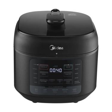Imagem de Panela de Pressão Elétrica 5L Nutripro Preta Midea PPD5P1 - 110V